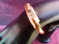 Retro Oriosa svájci gyártmányú, 17 köves, vintage női karóra, vastagabb (10 mikronos) aranyozással.