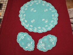 Hímzett terítő szett - 3 db egyben