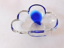 Felhő alakú designer üveg hamutál