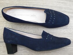 Új! PETER KAISER ( 41 ) velúrbőr magassarkú Swarovski kristályokkal