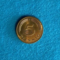 Németország - Germany - 5 pfennig - 1980 coin
