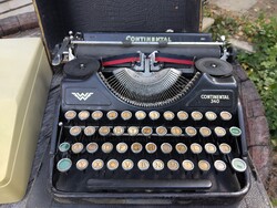 Continental 340 antik mechanikus írógép táskaírógép 1930-as évek
