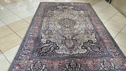 4145 Kasmíri hernyóselyem Ghom kézi perzsa szőnyeg 181X276CM
