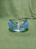 Rudolf Jurnikl tervezésű cseh kristály kínáló/hamutál