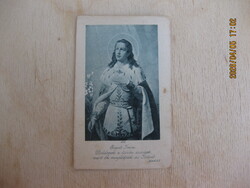 1921. Szent Imre herceg  antik kis szentkép imakönyvbe  vagy gyűjtőknek