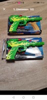Ritka RETRO KINCS! SOUNDLASER 8 SOUNDS SPACE PISTOL. Működőképes gyári dobozában!