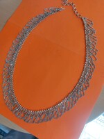 Antik Indiai szari női derék lánc 95cm szabályozható lánccal