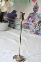 Silver-colored candlestick – elegant, 32 cm