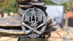 Náci Általános Rohamjelvény - Sturmabzeichen jelzett 40 es beütővel