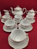 Zsolnay tollazott új teás készlet gyári dobozában