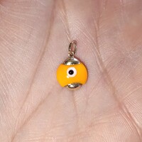 1.- Ft -ról nincs minimálár 14k arany Murano védő szem medál