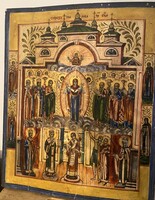 Eredeti orosz ortodox ikon