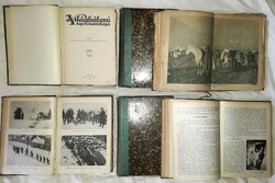 6 db. vastag kötet / A Világháború Képes Krónikája -1914 /15