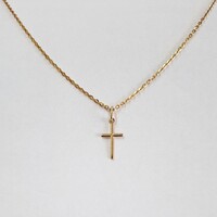 Új, 14 karátos arany kereszt medál (372.)