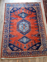 Kék-piros Wiss Hamadan perzsaszőnyeg - Irán - prémium minőség - nagyon szép színek