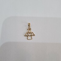 Új, 14 karátos arany angyal medál (368.)