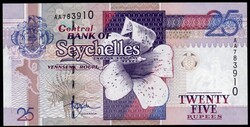 Seychelle-szigetek 25 rúpia UNC 1998
