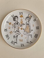 Ritka hibátlan Rosenthal Studio-Linie porcelán kistányér - Raymond Peynet: Szerelmesek (10 cm)