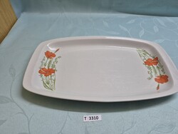 T3310 Alföldi pipacsos pecsenyés tál 39x24cm