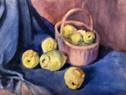 Jeney István: Birsalmák kosárral, 1958