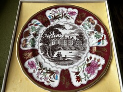 Mason’s ironstone dísztányér 1980 eredeti dobozában