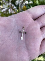 14K Arany Kereszt Medál!