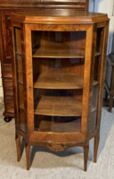 Antik szecessziós sarokvitrin