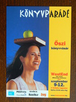 Reklám képeslap / Könyvparádé - Őszi könyvvásár 2004. a WestEnd-ben