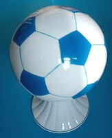 Hollóházi porcelán labda állványon