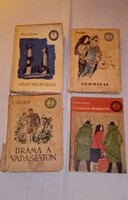 RÉGI RETRÓ OLCSÓ KÖNYVEK SOROZATBÓL 4 DB EGYBEN