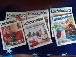 Gyűjtőknek Lakáskultúra  magazin 6 db  elado