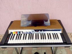 Retro, Vitange elektromos orgona, eredeti táskájában. EKO Tiger Mate DL