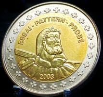 Svájc 2003 próba 2 euró A03B5