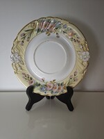 Antik gyönyörű M&C Limoges porcelán tál tányér dísztányér 20.5 cm