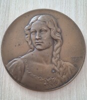 Berán Lajos Budapesti Emlék plakett 1931 - ből  8 cm