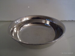 TÁL  -  EZÜSTÖZÖTT - 9 dkg - Osztrák - átmérő 8,5  cm - magasság 2, 5 cm - hibátlan
