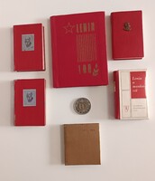 RITKA! 6 darabos Lenin Minikönyv Gyűjtemény – Jubileumi és kétnyelvű kiadások