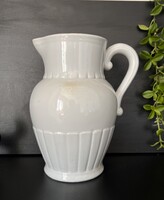 Antik fehér nosztalgikus Kőbányai porcelán kancsó KP