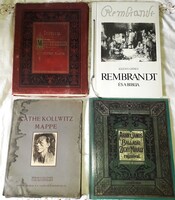 Klösz György, Rembrandt,  Kathe Kollwitz, Arany J.-Zichy M. Metszet / rézkarc-fotó.