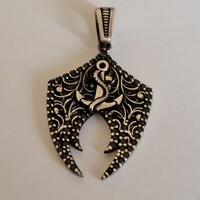 Horgony alakú 925-ös ezüst egyedi készítésű férfi medál