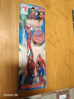 MARVEL-SPIDERMAN, Pókember fogkefe, kulcstartóval, hologrammos kefe-védővel.