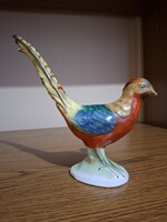 Bodrogkeresztúri kerámia madár, fácán. 23 cm. Hibátlan.