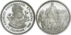 5 KORONA 1896, MILLENNIUMI UP VERET, PP