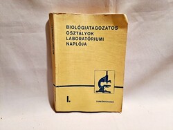 Biológiatagozatos osztályok laboratóriumi naplója I. 1978