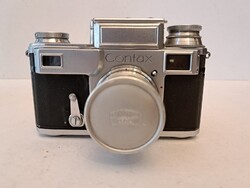 Antik fényképezőgép Contax II 35 mm-es távolságmérős (1936) Carl Zeiss Jena Sonnar objektívvel