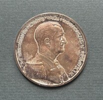 Magyar Nagy ezüst Vitézségi Érem - Fül nélküli mintadarab! / Ex Nudalman 11. árverés 101. tétel