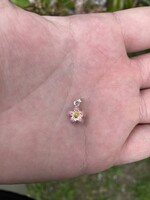 Női 925 Ezüst Virág Medál!