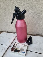 Vintage, retro Lehel habszifon + patronok