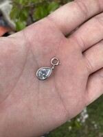 Női 925 Ezüst Csepp Charm/Medál!