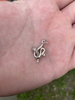 Női 925 Ezüst Kígyós Medál!